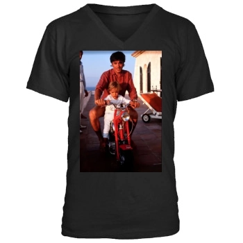 Alain Delon Men's V-Neck T-Shirt