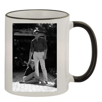 Alain Delon 11oz Colored Rim & Handle Mug