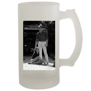 Alain Delon 16oz Frosted Beer Stein