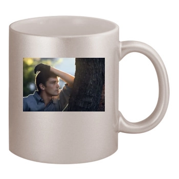 Alain Delon 11oz Metallic Silver Mug