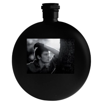 Alain Delon Round Flask