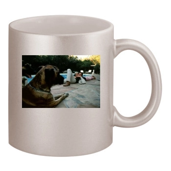 Alain Delon 11oz Metallic Silver Mug