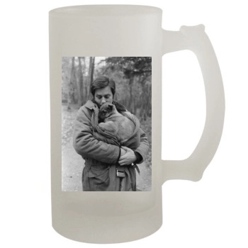 Alain Delon 16oz Frosted Beer Stein