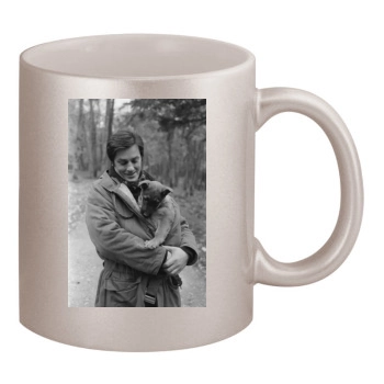 Alain Delon 11oz Metallic Silver Mug