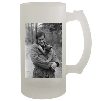 Alain Delon 16oz Frosted Beer Stein