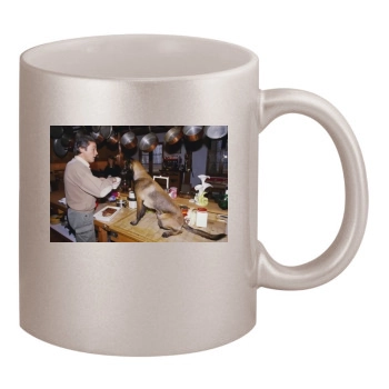 Alain Delon 11oz Metallic Silver Mug