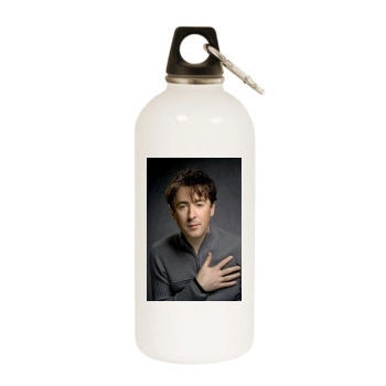 Alan Cumming White Water Bottle With Carabiner