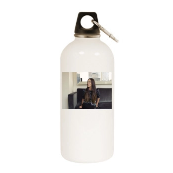 Alanis Morissette White Water Bottle With Carabiner