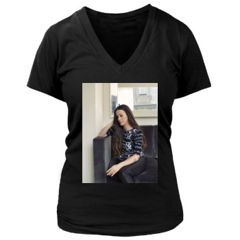 Alanis Morissette Women's Deep V-Neck TShirt