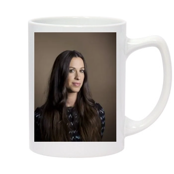 Alanis Morissette 14oz White Statesman Mug