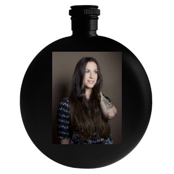 Alanis Morissette Round Flask