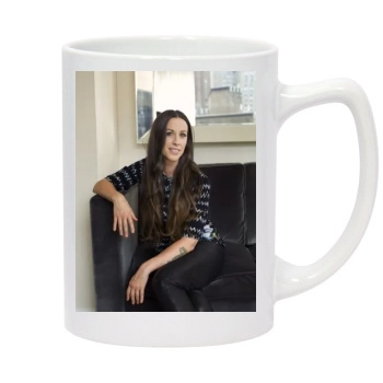 Alanis Morissette 14oz White Statesman Mug