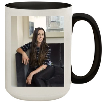 Alanis Morissette 15oz Colored Inner & Handle Mug