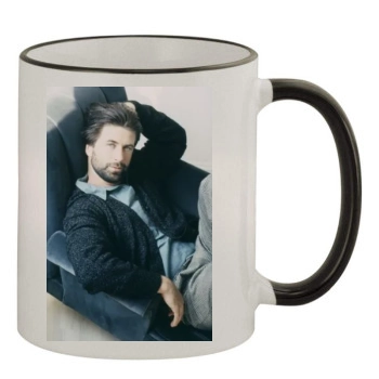 Alec Baldwin 11oz Colored Rim & Handle Mug