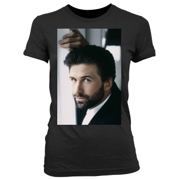 Alec Baldwin Women's Junior Cut Crewneck T-Shirt