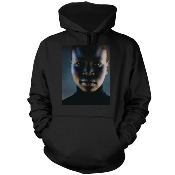 Alek Wek Mens Pullover Hoodie Sweatshirt