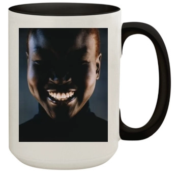 Alek Wek 15oz Colored Inner & Handle Mug