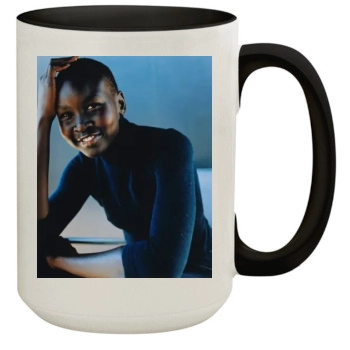 Alek Wek 15oz Colored Inner & Handle Mug