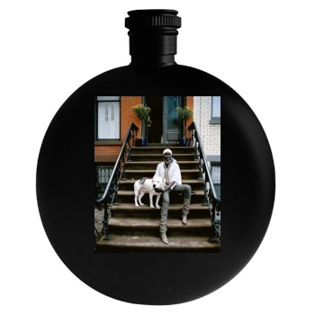 Alek Wek Round Flask