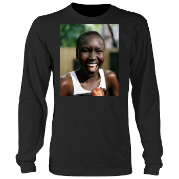 Alek Wek Men's Heavy Long Sleeve TShirt