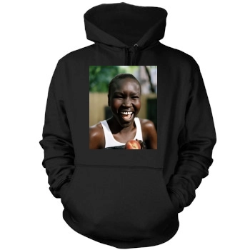 Alek Wek Mens Pullover Hoodie Sweatshirt