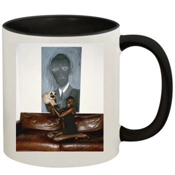 Alek Wek 11oz Colored Inner & Handle Mug