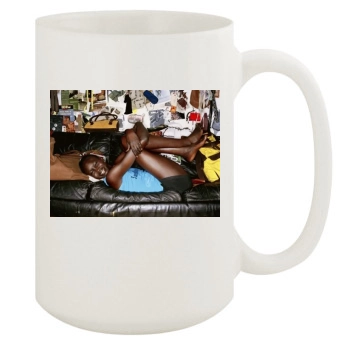 Alek Wek 15oz White Mug