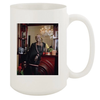 Alek Wek 15oz White Mug