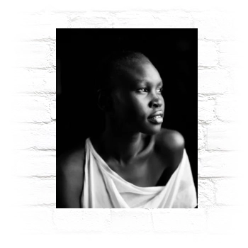 Alek Wek Metal Wall Art