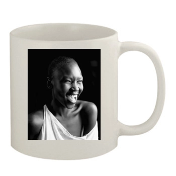 Alek Wek 11oz White Mug