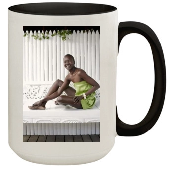 Alek Wek 15oz Colored Inner & Handle Mug