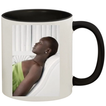 Alek Wek 11oz Colored Inner & Handle Mug