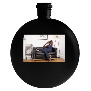 Alek Wek Round Flask