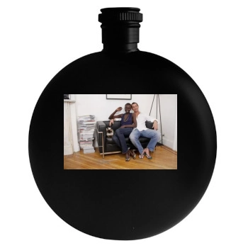 Alek Wek Round Flask