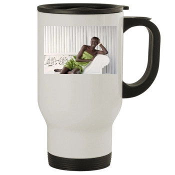 Alek Wek Stainless Steel Travel Mug