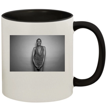 Alek Wek 11oz Colored Inner & Handle Mug