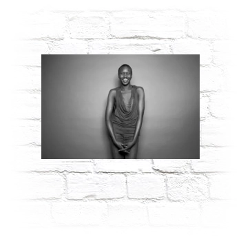 Alek Wek Metal Wall Art