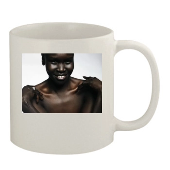 Alek Wek 11oz White Mug