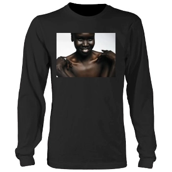 Alek Wek Men's Heavy Long Sleeve TShirt