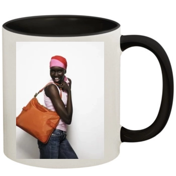 Alek Wek 11oz Colored Inner & Handle Mug