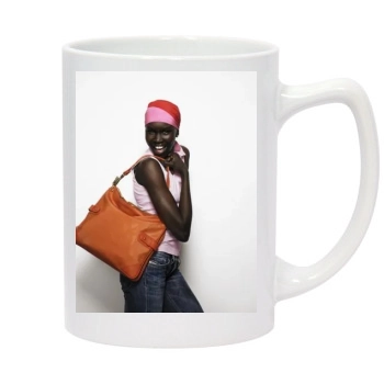 Alek Wek 14oz White Statesman Mug