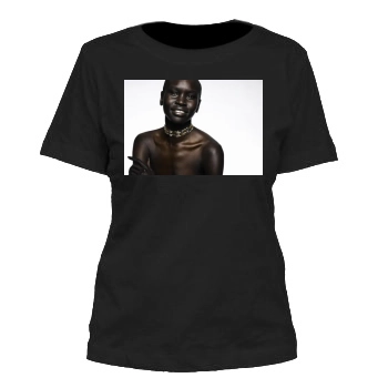 Alek Wek Women's Cut T-Shirt