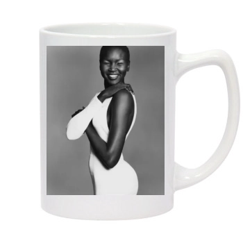 Alek Wek 14oz White Statesman Mug