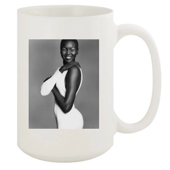 Alek Wek 15oz White Mug