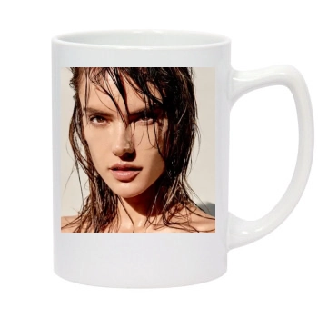 Alessandra Ambrosio 14oz White Statesman Mug