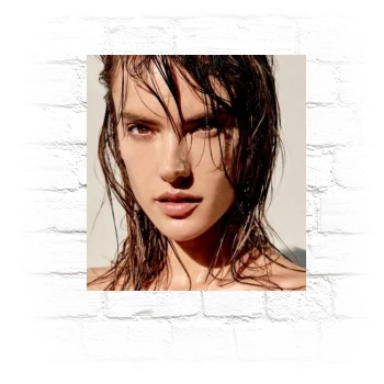 Alessandra Ambrosio Metal Wall Art