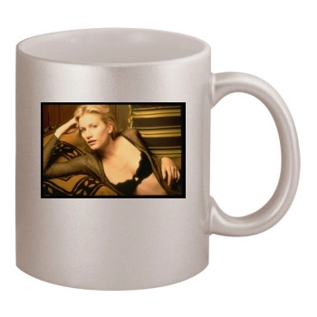 Alice Evans 11oz Metallic Silver Mug