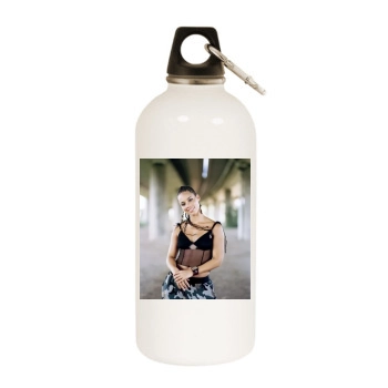 Alicia Keys White Water Bottle With Carabiner