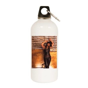 Alicia Keys White Water Bottle With Carabiner