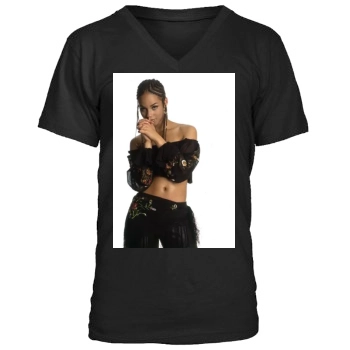 Alicia Keys Men's V-Neck T-Shirt